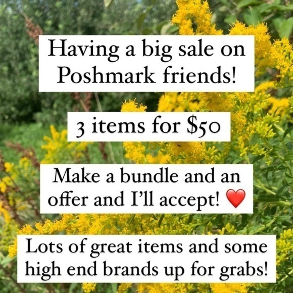 3 for $50 sale!